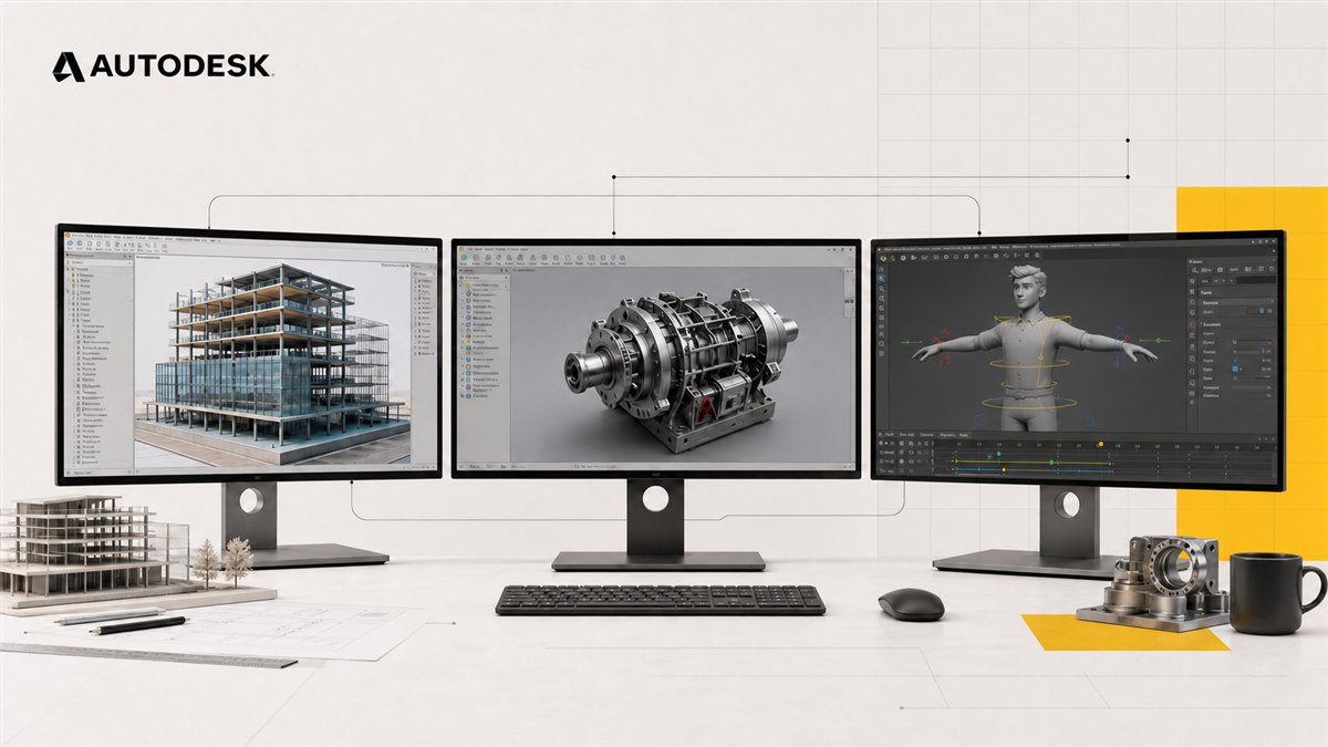 Hệ sinh thái phần mềm Autodesk bản quyền chính hãng