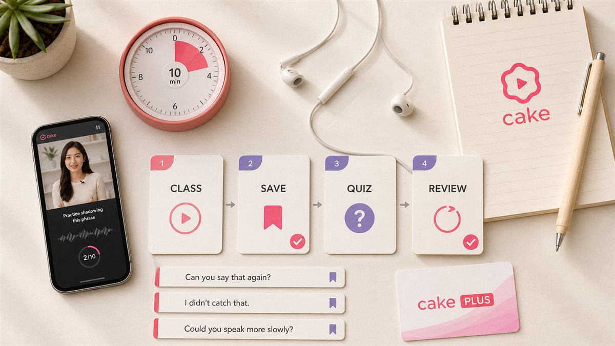 Cake Classes và Smart Revision giúp học theo lộ trình