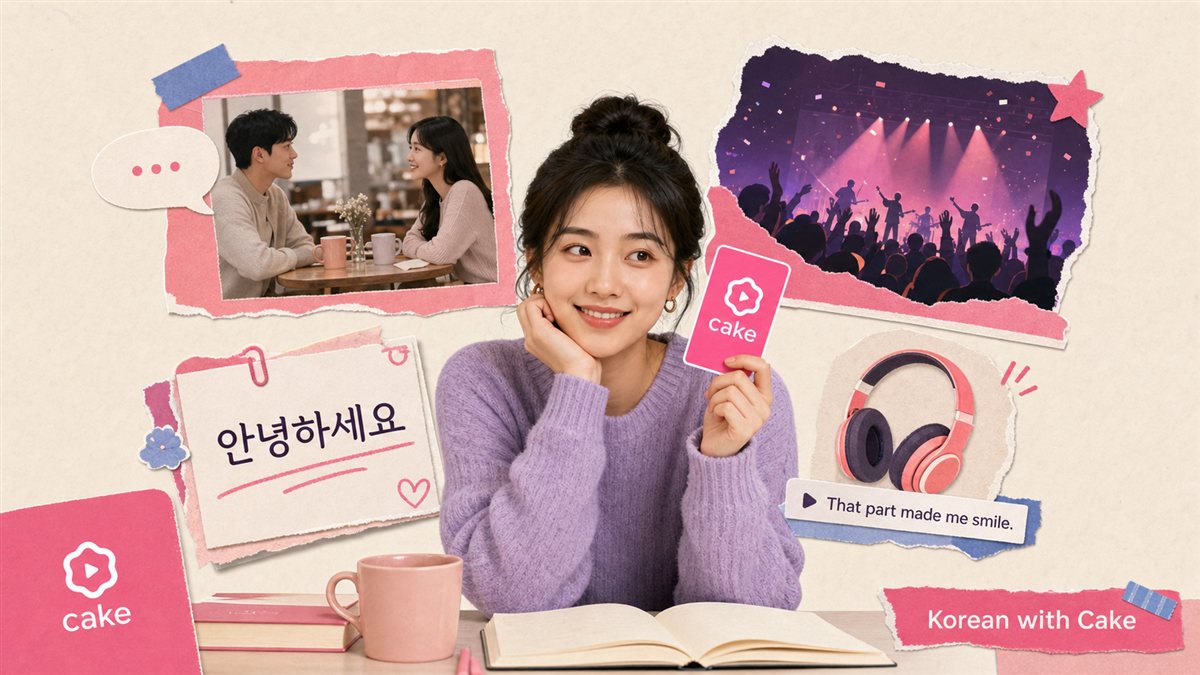Học tiếng Hàn trên Cake qua K-pop và K-drama