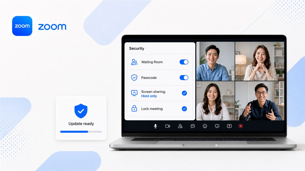 Cài đặt và bảo mật cuộc họp Zoom Workplace Pro